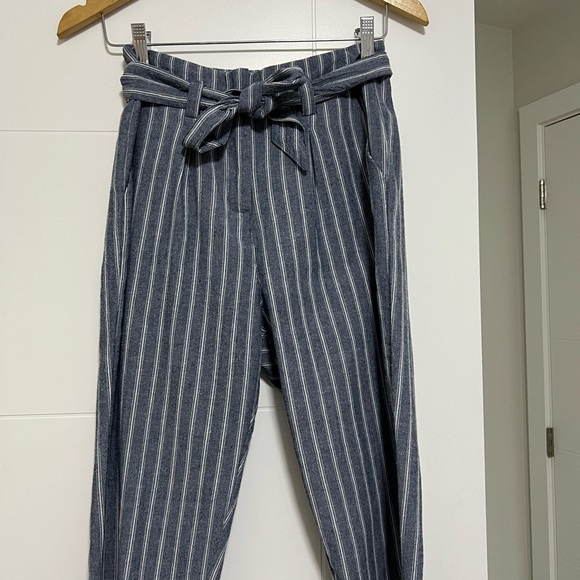 Monk & Lou blue and white pinstriped dress pants, size S. - Picture 2 of 3